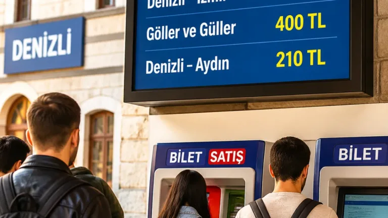 Denizli çıkışlı tren biletlerine zam: Yolcuların bütçesi daha da zorlanıyor