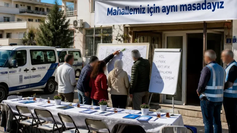 Didim Belediyesi, 'Mahallemiz için aynı masadayız' buluşmalarını Efeler'de başlattı