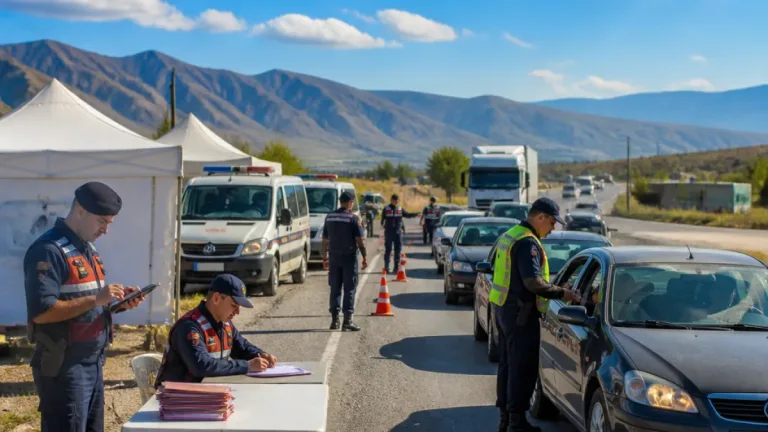 Diyadin’de kapsamlı yol kontrolleri: Binlerce araç ve şahıs sorgulandı