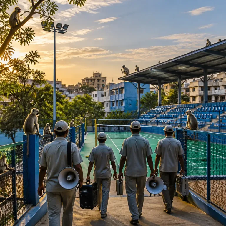 Yeni Delhi’de Badminton Şampiyonası için ‘maymun uzaklaştırıcılar’ göreve çağrıldı