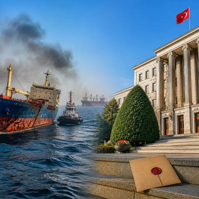 Karadeniz'de hedef alınan iki Türk işletmeli gemi sonrası Ukrayna'nın büyükelçisi Dışişleri'ne çağrıldı