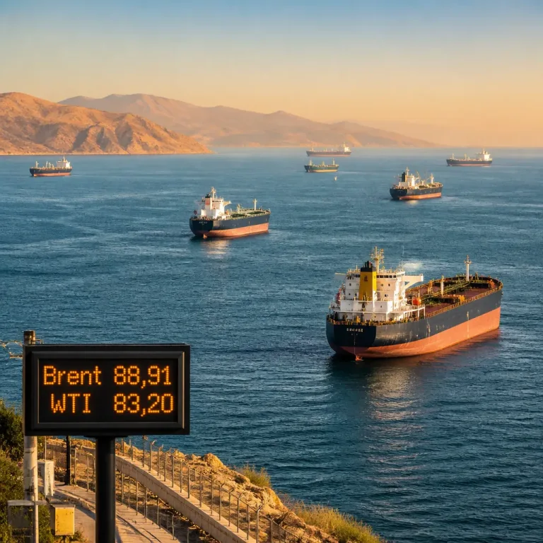 Hürmüz gerilimi petrol fiyatlarını yükseltti: Brent 88,91, WTI 83,20 dolar seviyesinde