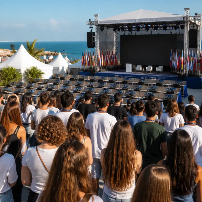 Demokrasi ve Özgürlükler Adası'nda gençler 'Krizler Çağında İnsani Diplomasi'yi tartışıyor