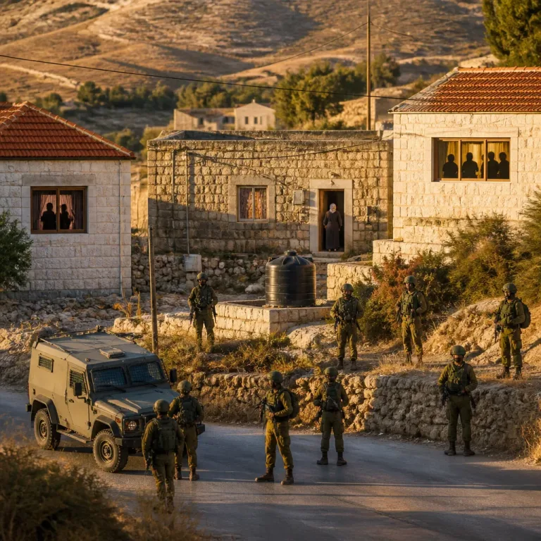 Batı Şeria'da Kusra beldesinde üç Filistin ailesinin evleri kuşatıldı, su kaynağı gerilimi sürüyor