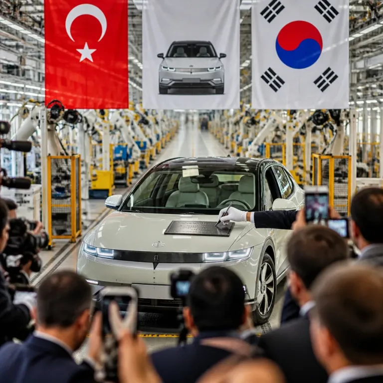 Hyundai IONIQ 3 Türkiye'de seri üretime başladı: Bakan Kacır 'küresel üretim üssü' vurgusu