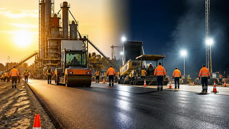 Düzce'de asfalt seferberliği: Ekipler gece gündüz yolları yeniliyor