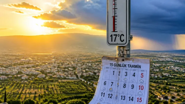Düziçi'nde 15 günlük tahmin: sıcaklıklar 17–33°C, mevsimsel serinleme görülüyor