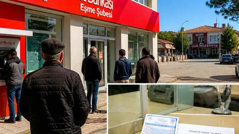 Eşme’de belediye ödemeleri için Ziraat Bankası’nda otomatik talimat uygulaması başladı