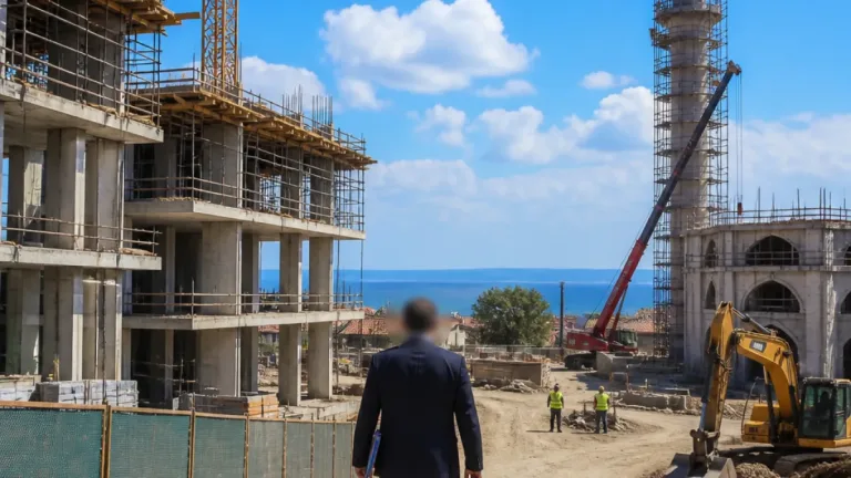 Edremit’te yeni devlet hastanesi ve cami inşaatlarında inceleme