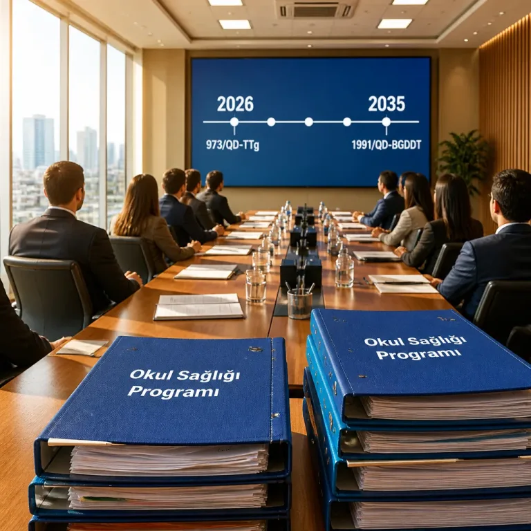 2026-2035 Okul Sağlığı Programı için görev, yetki ve zaman çizelgesi netleştirildi
