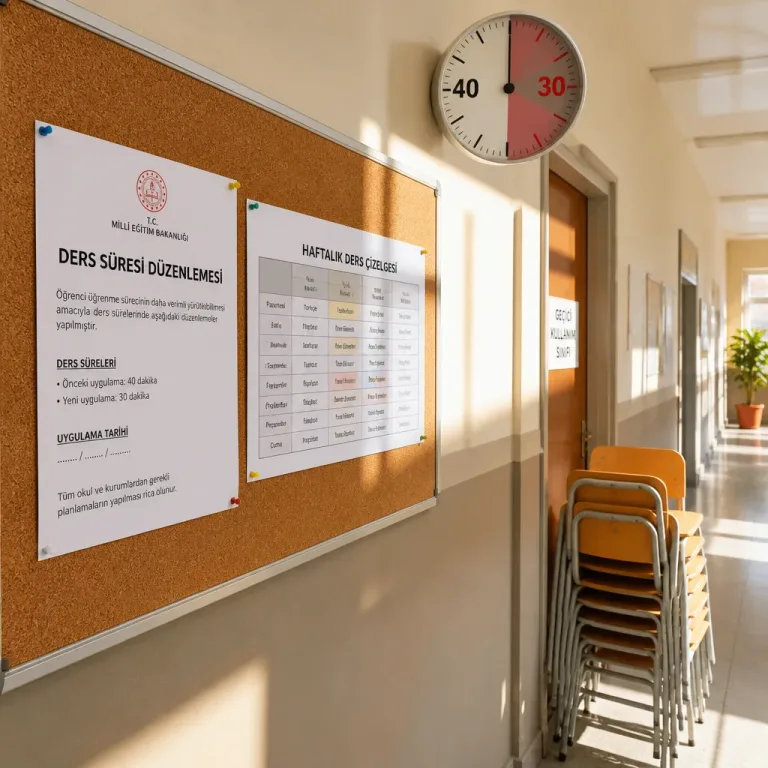 MEB: Bazı okullarda ders saati 40 dakikadan 30 dakikaya düşürülebilecek