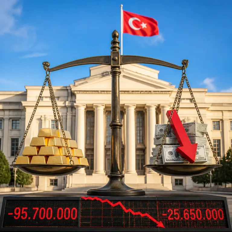 TCMB toplam rezervleri 18 Eylül haftasında 4,3 milyar dolar azaldı