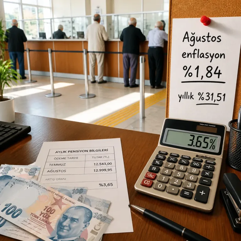 Ağustos enflasyonu yüzde 1,84; emekli ve memurların zam tablosu netleşiyor