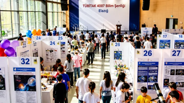 Elazığ’da TÜBİTAK 4007 Bilim Şenliği başladı: 41 atölyeyle çocuklar bilimle buluşuyor