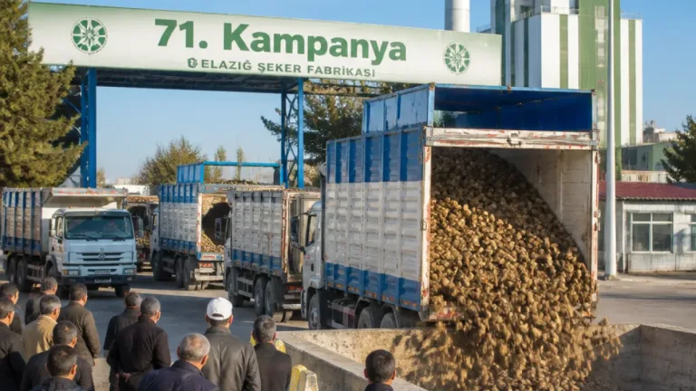 Elazığ Şeker Fabrikası 71. kampanyayı başlattı: 240 bin ton pancar işlenecek