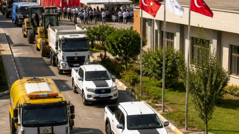 Erbaa Belediyesi filoyu güçlendirerek 22 aracı hizmete aldı
