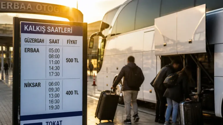 Erbaa’dan Tokat Havalimanı’na düzenli servis başladı: Saatler ve ücretler açıklandı