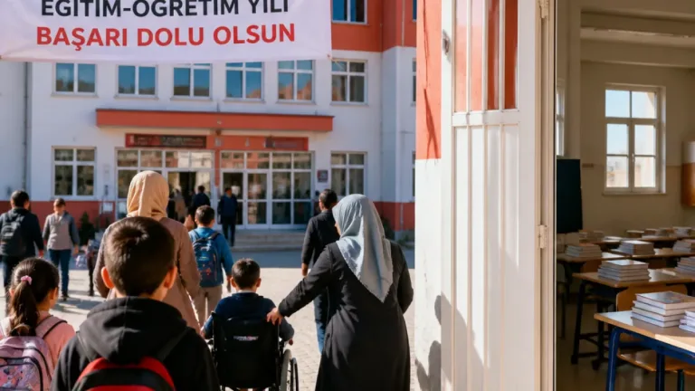 Erciş'te 2026-2027 eğitim yılı başladı: Tenzile Ana’da 1.100 öğrenci dersbaşı yaptı
