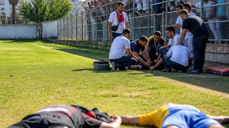 Erdemli'de turnuvada sağlık önlemleri tartışması: Ambulansın yokluğu tepki çekti
