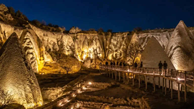 Erdemli Vadisi’ne gece gezilebilirliği sağlayan çevre düzenleme ve aydınlatma projesi tamamlandı