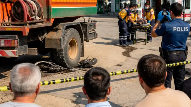 Gediz'de arazöz ile motosiklet çarpıştı: 1 yaralı