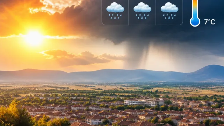 Gediz için 15 günlük hava değerlendirmesi: Haftaya serinleme ve üç yağışlı gün öne çıkıyor