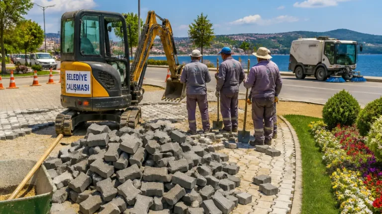 Gelibolu'da Belediye Ekipleri Altyapıdan Parklara Kapsamlı Çalışma Yürütüyor