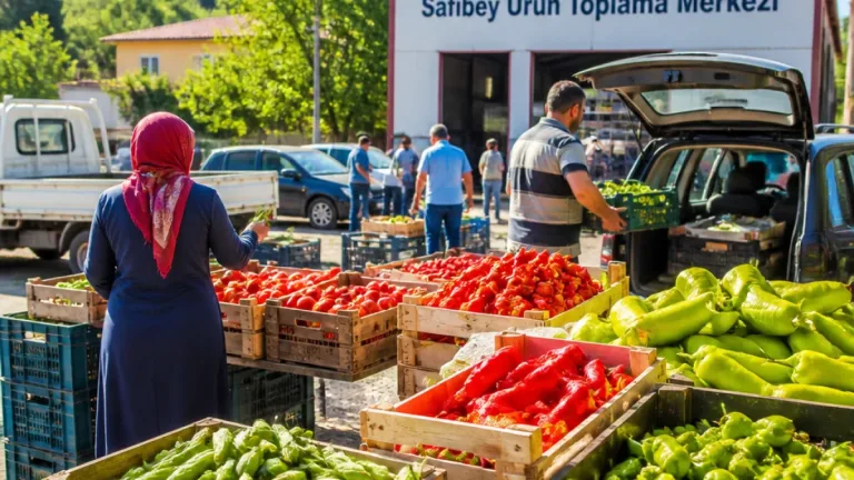 Geyve'de Safibey modeli: Tarladan tezgaha aracısız satışta yoğun talep
