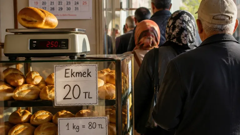 Gümüşhane'de ekmek gramajı düştü, kilogram fiyatı 80 liraya çıktı