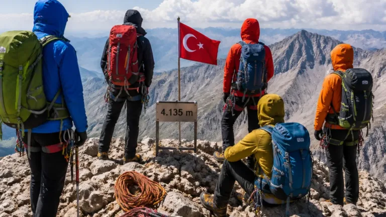Hakkari’de Ankara’dan gelen ekip Reşko Zirvesi’ne tırmandı