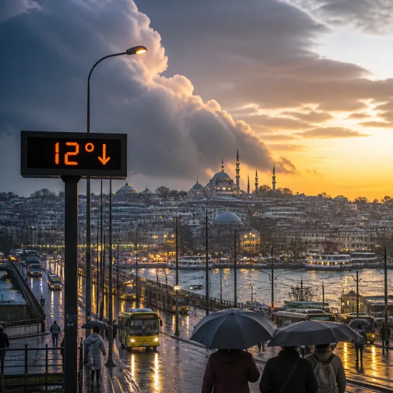 Meteoroloji: Hafta sonu geniş alanda yağış, pazartesiden itibaren sıcaklıklar düşecek