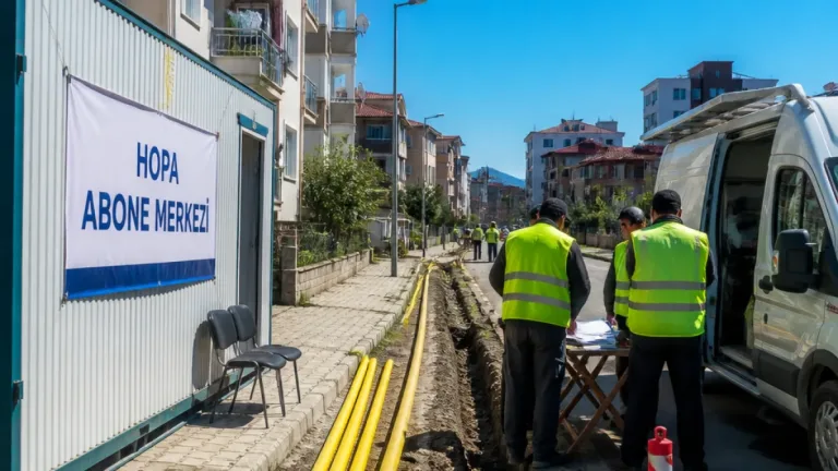 Hopa'da doğalgaz için son hazırlıklar: Ekim başı hedefi ve abonelik süreci