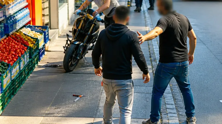 Şişli Feriköy’de motosiklet tartışması bıçaklı kavgaya dönüştü