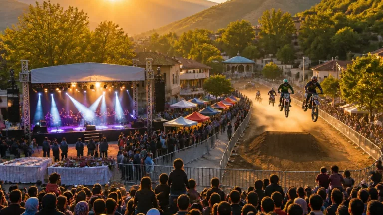 Şiran’da Tomara Festivali tamamlandı: Doğa, müzik ve ilk motocross yarışı ilçe merkezinde buluştu