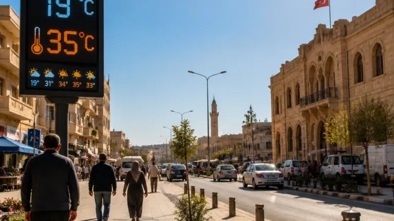 Kızıltepe'de bugün güneşli hava: sıcaklık 19–35°C arasında olacak