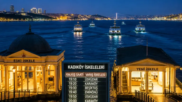 Kadıköy gece vapur tarifesi: Kadıköy-Karaköy-Beşiktaş hatlarında saatler ve duraklar