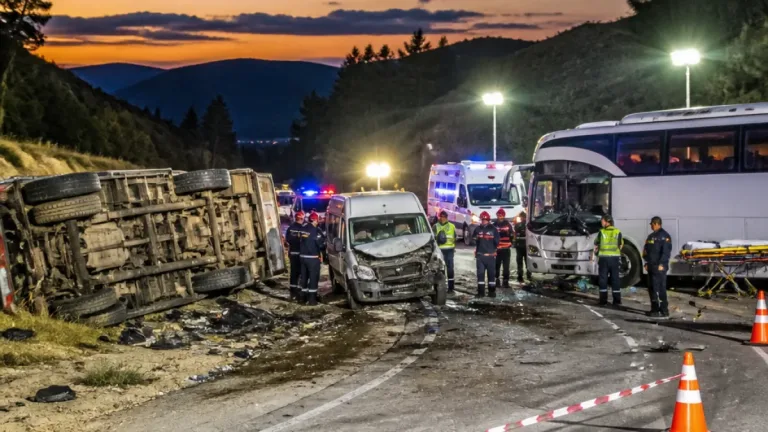 Kadirli bağlantılı Kozan yolunda zincirleme kaza: 2 yaralı, römork devrildi
