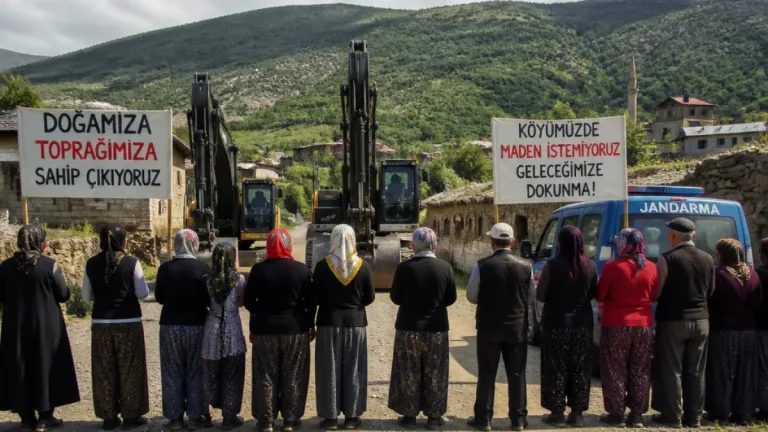 Karlıova Kaynarpınar'da JES tepkisi sürüyor: Halk yaşam alanını savunuyor
