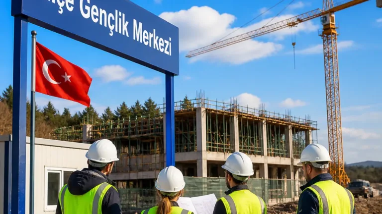 Kaynaşlı’ya yeni gençlik merkezi: İnşaatta son kontroller yapıldı
