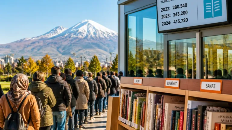 Kayseri'de kütüphane yatırımları meyvesini veriyor: Ziyaretçi sayısında Türkiye üçüncüsü