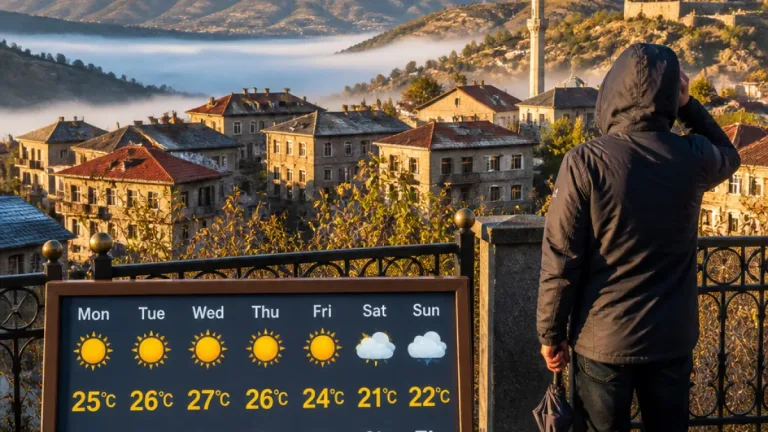 Kelkit’te haftalık hava: gündüz 27°C’e çıkıyor, geceler 6°C’ye inebilecek