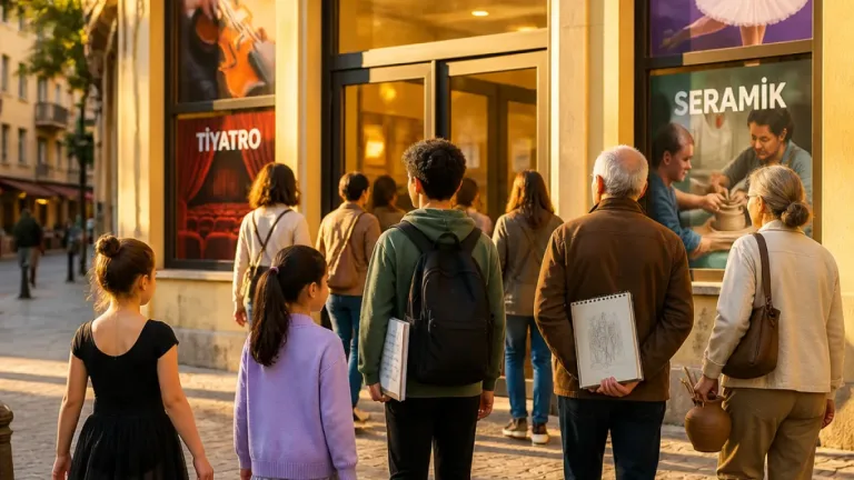 Konak’ta kültür merkezleri yaşamı zenginleştiriyor: Güzelyalı’da 7’den 77’ye sanat eğitimi
