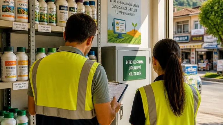 Kozan’da B Reçete denetimleri: Bitki koruma ürünü satışlarında rehberlik ve sıkı kontroller
