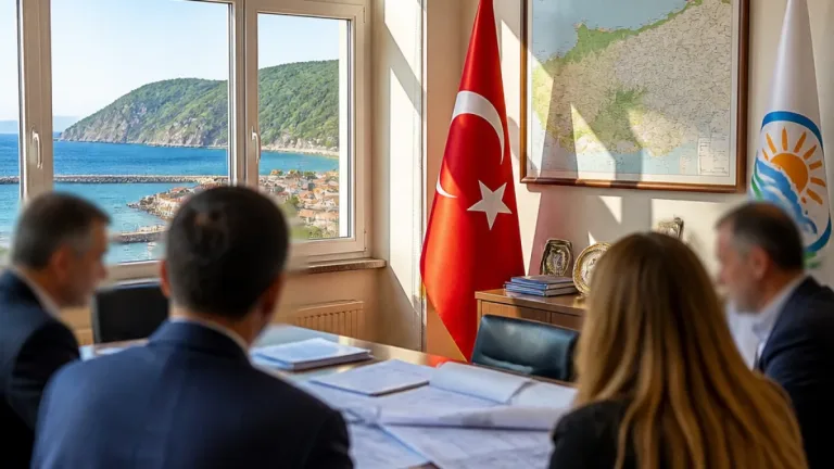 Kurucaşile’de AK Parti heyetiyle kaymakamlık görüşmesi: İş birliği ve hizmet vurgusu