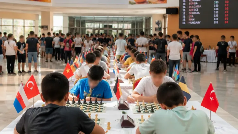 Malatya'da 9. Uluslararası Altın Kayısı Satranç Turnuvası 17 ülkeden 625 sporcuyu ağırlıyor