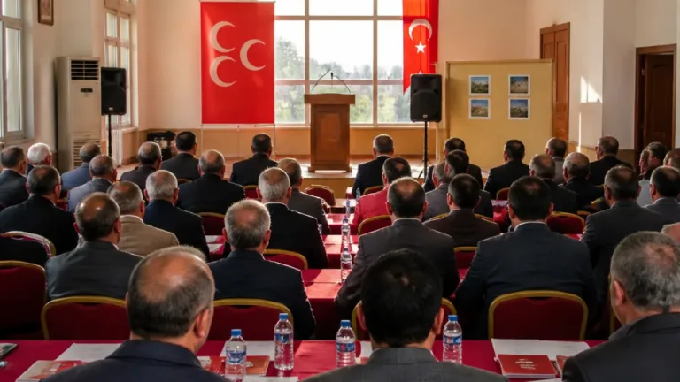MHP Çorum İl Başkanı Çıplak Ortaköy teşkilatıyla bir araya geldi