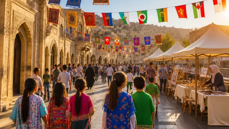 Midyat’ta çocuklara özel 8. Uluslararası Uçan Halı Festivali coşkusu sürüyor