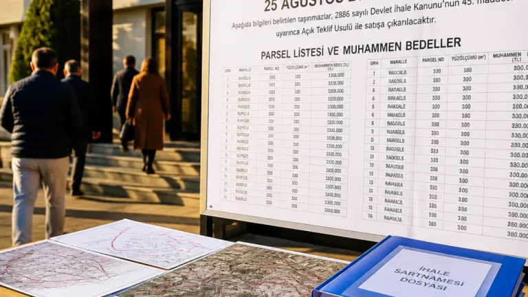 Mucur Belediyesi 62 arsayı 25 Ağustos’ta ihale ile satacak