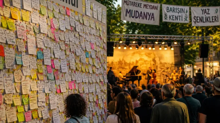 Mudanya'da 8. Kitap Fuarı sona erdi: 'Tahammül' duvarı ve cazlı final dikkat çekti