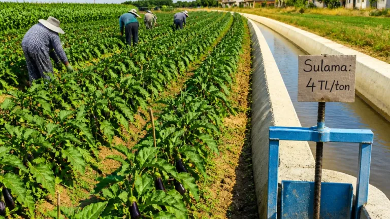Nizip’in Günaltı Mahallesi, ilçenin sebze ihtiyacının büyük bölümünü karşılıyor